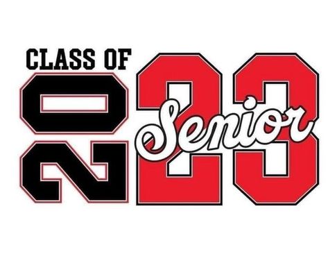 Seniors 2023 Logo, Class Of 2023 Logo, Grad Hoodies, 2023 Cake Topper, Powderpuff Football, Passed The Exam, Graduation Shirt Ideas, Chanel Stickers, Seniors 2023