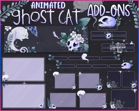 Animated Ghost, Diy Streamers, Screen Overlay, Twitch Streaming Setup, Twitch Bits, Desktop Themes, Desktop Icons, Streaming Setup, Concept Art Tutorial