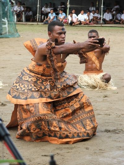 Photos Of The Wonderful People Of Melanesia - Culture (1) - Nairaland Fiji Warrior, Fijian Culture, Fiji People, Fiji Culture, Tapa Cloth, Bark Cloth, Fiji Islands, Pacific Islander, Polynesian Culture