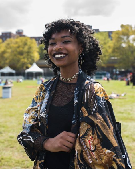 The hairstyles of AFROPUNK illuminate Black peoples’ powerful relationship with our hair | AFROPUNK Black Women References Photo, Adrogonus People, Androgynous Black People, Black Nonbinary People, Black Woman Character Design, Black People Aesthetic, Unconventionally Attractive People, Black Character Art, Black People Hair