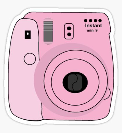 Purple Polaroid, Camera Sticker, Stickers Cool, Penanda Buku, Preppy Stickers, Homemade Stickers, Pop Stickers, Tumblr Stickers, Polaroid Camera