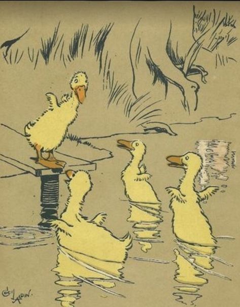 Duckling Illustration, Fairytale Books, Cecil Aldin, Retro Kids, Sketchbook Inspiration, Retro Illustration, Childrens Illustrations, Children's Book Illustration, Cat Drawing