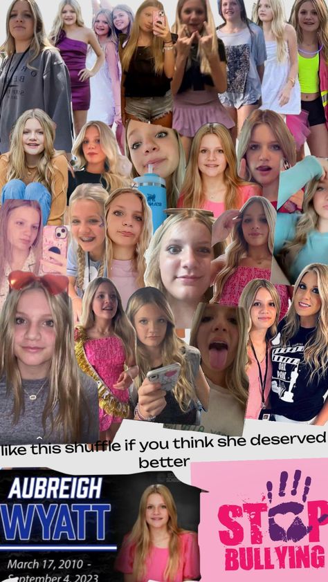 Aubreigh Wyatt STOP BULLYING SHE DESERVED BETTER Aubreigh Wyatt Bullies, Aubrey Wyatt, Aubriegh Wyatt, Aubreigh Wyatt, Ava Wood, Paige Wyatt, Wyatt Family, The Wyatt Family, Say Her Name