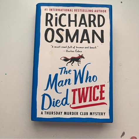 Book The man who died twice. Richard Osman, Harlan Coben, Dust Jacket, Bestselling Author, The Man, In This Moment, Books, Leather, Closet