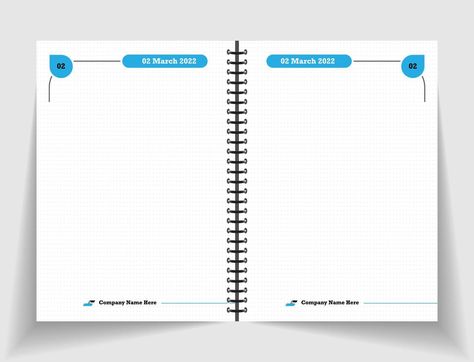 Notebook Page Design, Inner Page Design, Spring Notebook, Inside Design, Dot Grid, Page Template, Design Layout, Company Names, Page Design