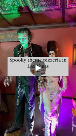 72K views · 285 reactions | Spooky theme pizzeria in Las Vegas 💀🍕🎰👹✨   This is @slicedpizzavegas located 2129 S Industrial Rd Las Vegas. They close Monday’s and Tuesday’s.   #LasVegas #LasVegasTrip #VisitLasVegas #SpookySeason #Halloween #HalloweenInLasVegas #SpookyTheme #Latina #LatinaCreator #Creator #Pizza #lasvegaspizza | Velia Aurora | The Cramps · Goo Goo Muck Goo Goo Muck, Vegas Halloween, Visit Las Vegas, The Cramps, Las Vegas Strip, Aurora, Las Vegas, Pizza, The Creator