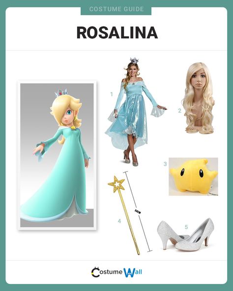 Rosalina Makeup, Princess Rosalina Costume, Rosalina Costume Diy, Rosalina Mario Costume, Rosalina Halloween Costume, Rosalina Costume, Rosalina Dress, Rosalina Cosplay, Mario Bros Costume