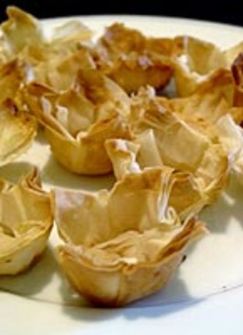 Whipped Blue Cheese, Appetizers Savory, Philo Dough, Phyllo Recipes, Party Tricks, Phyllo Cups, Dessert Party, Tart Shells, Phyllo Dough