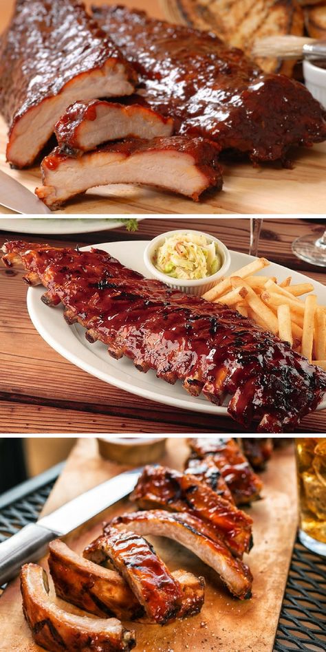 Oven Baked Pork Ribs, Costillas Bbq, Baked Pork Ribs, Bbq Pork Ribs, Barbecue Ribs, Baked Pork, Bbq Ribs, Bbq Pork, Barbecue Recipes