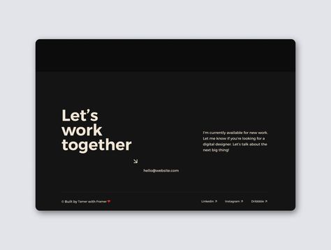 Bolder ¨C Minimal Portfolio Framer Template Framer Portfolio, Minimal Portfolio, Design Guidelines, Portfolio Template, Portfolio Templates, Design Concepts, Web Template, Ui Design, Concept Design