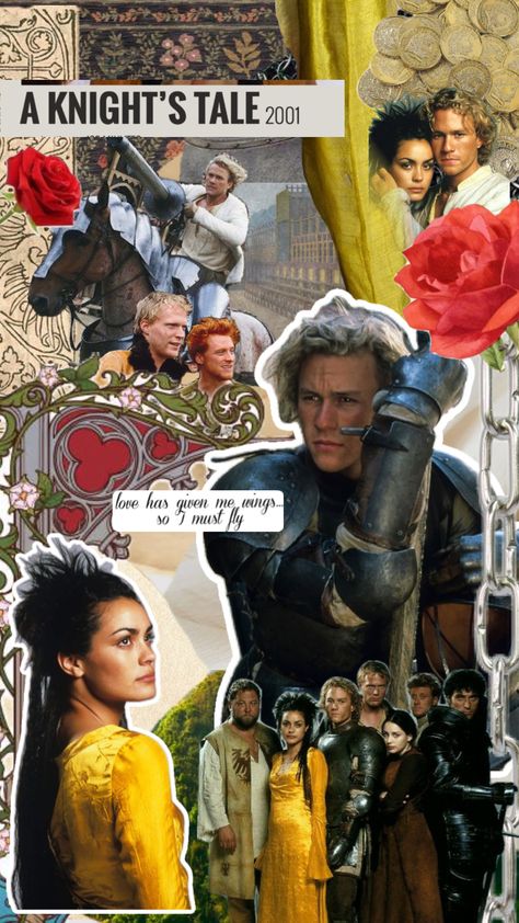 A Knight’s Tale- For fun#aknightstale #knightstale #heathleadger #wallpapaer #medieval #joust #inspo #2001 A Knights Tale, Joan Of Arc Costume, Knights Tale, James Purefoy, Halloween Wallpaper Backgrounds, A Knight's Tale, Green Knight, Fairytale Fashion, + Core + Aesthetic