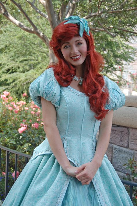 Ariel Disneyland, Princess Ariel Dress, Ariel Mermaid, Disney Face Characters, Mermaids And Mermen, Princess Ariel, Handsome Prince, Face Characters, Different Outfits