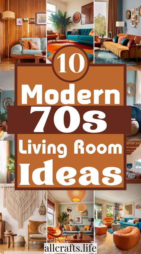 70s Living Room Ideas 70s Living Room 1970s Interior, Modern 70s Living Room, 70s Camper, 70’s Living Room, 70s Interior Design Retro, 70s House Interior, Lamp On Wall, 70’s Interior Design, Apartment Mid Century