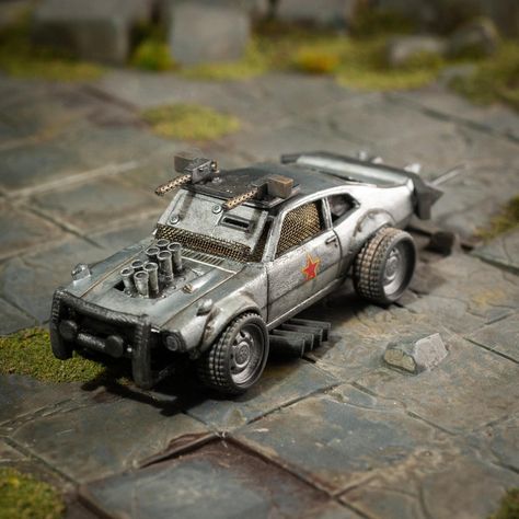 Gaslands Cars, Nerf Mod, Car Max, Paper Car, Hot Wheels Garage, Post Apocalyptic Art, Hot Weels, Custom Hot Wheels, Mad Max