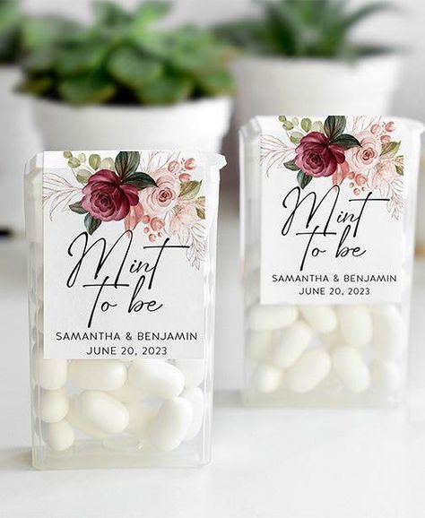 Wedding Favor Decor, Sublimation Wedding Favors, Diy Wedding Party Favors, Favors For Bridal Shower Guests, Bridal Shower Gift Ideas For Guests, Wedding Guest Favors Ideas, Mint To Be Wedding Favors, Bridal Shower Favours, Wedding Favors Ideas