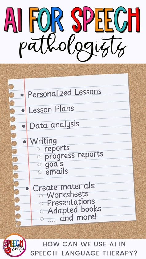 In today's rapidly evolving world, advances in technology have made it possible for speech-language pathologists to redefine their profession. Introducing Speech Therapy AI—a revolutionary solution that empowers therapists to boost efficiency, enhance patient care and improve overall outcomes. Join us to discover the key advantages of using AI in speech therapy and how it can transform your practice. Quotes For Speech, Quotes Poster Design, Speech Language Therapy Activities, Therapy Skills, Speech Therapy Tools, Slp Materials, Language Delay, Language Therapy Activities, School Speech Therapy
