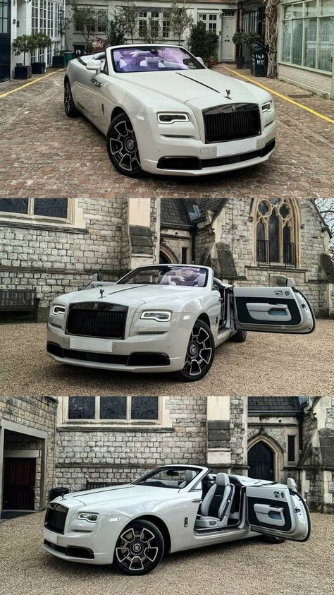 Custom Rolls Royce, Rose Royce Car, Rolls Royce Convertible, Rolls Royce Sports Car, Rolls Royce Suv, White Rolls Royce, White Rolls, Luxury Car Photos, Rolls Royce Dawn