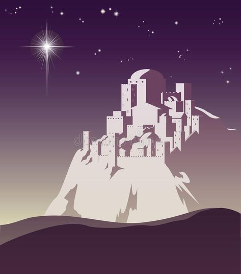 Star over Bethlehem. Illustration of Christmas star over Bethlehem announcing th , #Sponsored, #Illustration, #Christmas, #Star, #Bethlehem, #birth #ad Aramaic Language, Jesus Illustration, Mary And Jesus, Birth Of Jesus, Bethlehem, Christmas Star, Professional Business Cards, Christmas Delivery, Business Card Logo