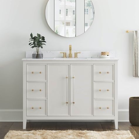 Single vanity bathroom ideas