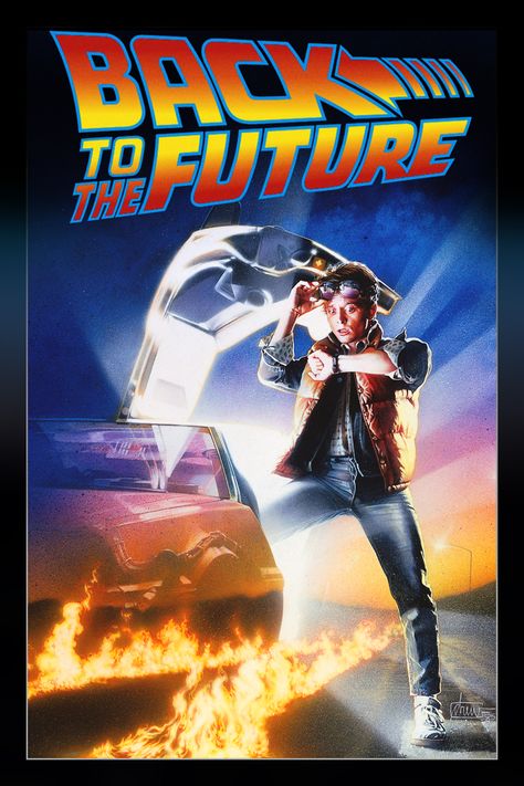 Back to the Future (1985) Back To The Future Poster, Back To The Future 1985, Old School Movies, Emmett Brown, The Future Movie, Future Poster, Billy Zane, Film Dvd, Marty Mcfly