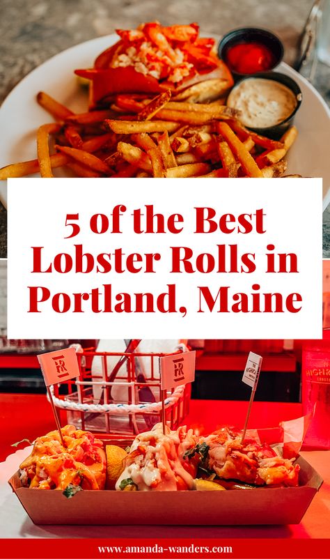 Portland Maine Restaurants, Maine Restaurants, Portland Maine Travel, Weekend In Portland, Lobster Restaurant, Maine Road Trip, Things To Do In Portland, Best Lobster Roll, Visit Maine