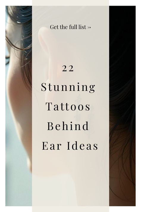 22 Stunning Tattoos Behind Ear Ideas Small Daisy Tattoo Behind Ear, Behind The Ear Tattoo Ideas Small Unique, Tattoos For Women Behind Ear, Behind Ear Tattoo Unique, Behind The Ear Tattoo Ideas Unique, Tattoo Designs Minimalist, Tattoos Behind The Ear, Tattoos Behind Ear, Wheat Tattoo