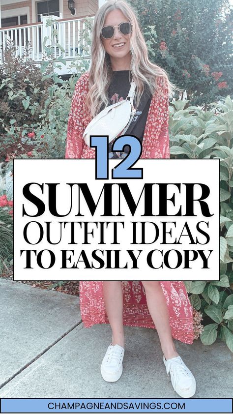 In need of summer outfit inspiration? Check out these easy to copy women's summer outfit ideas you can rock this season! Perfect for everything from the beach to a summer date night, these seasonal fashion looks are perfect for the summer months and warm weather! Vacation Evening Outfits Night, Womens Summer Vacation Outfits, Summer Outfits No Shorts, Outfit Ideas For Summer Vacations, Cool Weather Summer Outfits, Breezy Summer Outfits, Cute Warm Weather Outfits, Korean Summer Outfit, Hot Summer Day Outfit