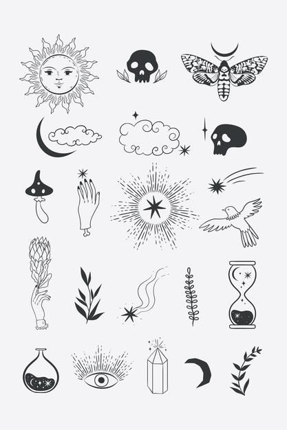 Witch Tattoo, Cute Tiny Tattoos, Poke Tattoo, Line Art Tattoos, Simplistic Tattoos, Mini Tattoos, Moon Tattoo, Minimalist Tattoo, Tiny Tattoos