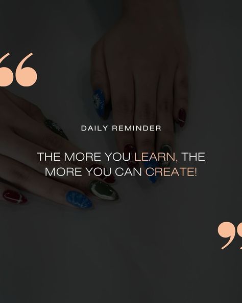 Our core mission is to change the nail industry through our modern techniques and artistry 🦸‍♀️ #cjartistry #cjacademy #inspiration #nailmeme #nailfunny #explore #explorepage #nailcomedy #workhumour #nailmemes #funnynails #sydneynails #sydneynailsalon #cjartistrygirls #naileducation #nailart #nailartist CJ Artistry - CJ Academy - Nail Quotes - Inspiration - Sydney Nail Salon - Nail Art - Nail Education - Nail Artist - Nail Trend Nail Education, Nail Memes, Nail Academy, Nail Quotes, Nail Courses, Nail Trend, Australia Sydney, Work Humor, Nail Trends