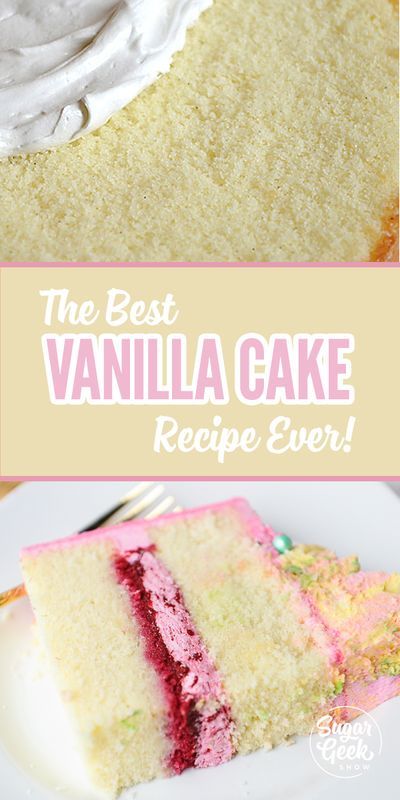 The Best Vanilla Cake, Vanilla Cake From Scratch, Best Vanilla Cake, Cake 2023, Best Vanilla Cake Recipe, Sugar Geek, Moist Vanilla Cake, Red Birthday, Cake Aesthetic