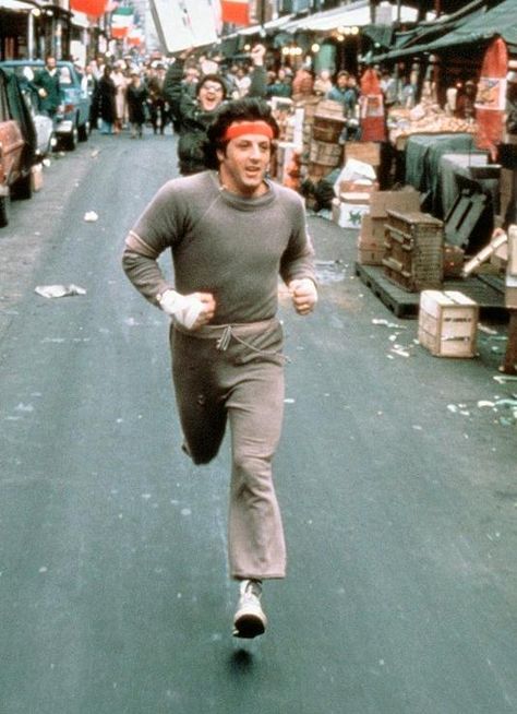 Rocky <3   I pretend to be him at the end of every run Rock Balboa, Rocky 1976, Rocky Film, Rocky Ii, Rocky 3, John Rambo, Better English, Rocky Balboa, The Expendables