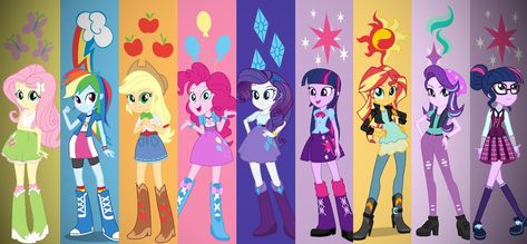 Equestria Girls Wallpaper, Mlp Mane 6, Arte Monster High, My Little Pony Poster, My Little Pony Equestria, Randy Cunningham, My Little Pony Wallpaper, Equestria Girl, My Lil Pony