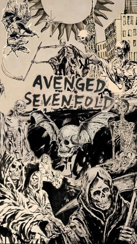 Lockscreen And Wallpaper Match, A7x Tattoo, Avenged Sevenfold Tattoo, Woman Rage, Tattoos Weird, Avenged Sevenfold Wallpapers, Avenge Sevenfold, Emo Backgrounds, Wes Lang