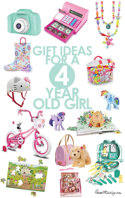 Toddler toys - Present or gift ideas for a 4 year old girl Gifts For Three Year Old Girl, Unique Birthday Gift Ideas, Mix Kids, Toddler Gift Ideas, Toddler Girl Toys, Best Baby Toys, Birthday Presents For Girls, Girl Gift Ideas, Toddler Girl Gifts