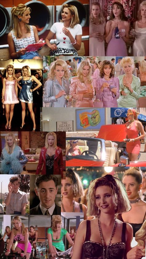 Romy and Michelle Romy And Michelle Costume, Romy And Michele Outfits, Romy And Michelle Outfits, 1990 Vibes, Romy Michele, Romy And Michelle High School Reunion, Rome And Michelle High School Reunion, Romy And Michele's High School Reunion, Character Planning