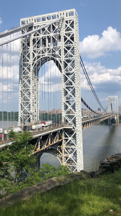 New York City - George Washington Bridge Nyc Bridge, George Washington Bridge Nyc, Liberty Bridge, Queensboro Bridge New York City, Brooklyn Bridge Black And White, George Washington Bridge, George Washington, York City, New York City