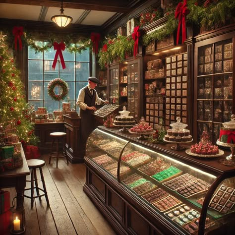 Christmas Bakery Aesthetic, Box House Design, Candy For Christmas, Bakery Aesthetic, Miskatonic University, Christmas Bakery, Christmas Candy Recipes, Room Boxes, Box Houses