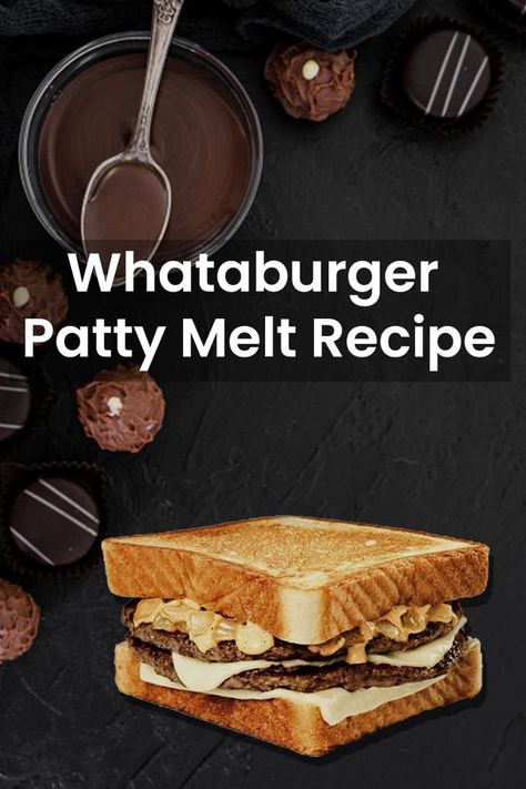 Whataburger Patty Melt, Creamy Pepper Sauce, Man Sandwiches, Patty Melt Recipe, Grilled Onion, Burger Patty, Melt Recipe, Griddle Recipes, Patty Melt