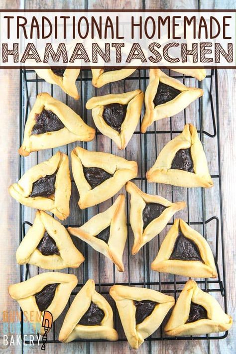 Hamentashen Recipe, No Fail Pie Crust, Hamantaschen Cookies, Purim Recipe, Hamantaschen Recipe, Easy Crepe Recipe, Vegetable Tart, Jewish Holiday Recipes, Bunsen Burner