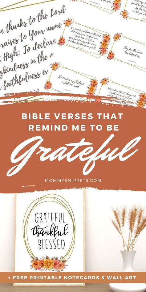 Thanksgiving Bible Verses Printables, Free Printable Scripture Cards, Thankful Verses, Thankful Scripture, Thankful Bible Verses, Grateful Journal, Thanksgiving Scripture, Thanksgiving Bible Verses, Free Scripture Printables