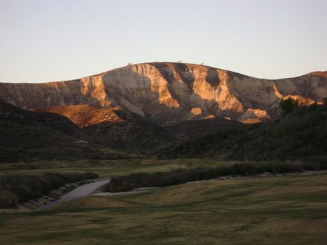 Simi Valley, CA : Sunset and White Face taken on Lost Canyon's Golf Course North America Continent, America Continent, Simi Valley California, Simi Valley, Ventura County, Los Angeles County, Places Of Interest, White Face, Real Estate Companies