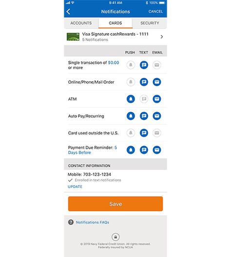 Get Connected With Notifications | Navy Federal Credit Union Navy Federal, Navy Federal Credit Union, Credit Union, Online Banking, Banking, Navy, Federal