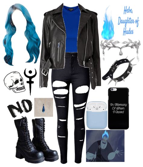 Descendants Oc Daughter Of Hades, Descendants Clothes Inspired Outfits, Hades Inspired Outfit, Hades Disneybound, Descendants Outfit Ideas, Descendants Makeup, Hades Descendants, Hades And Maleficent, Hades Daughter