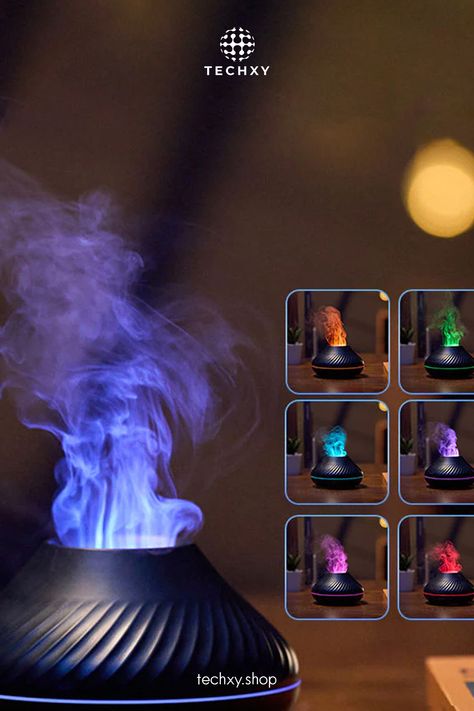 Just look at the vibe it gives when you see all these colors...😍 Experience it with our advanced RGB Flame Aroma Diffuser 130ML. Add water and essential oil, and let the continuous, smooth mist create a soothing atmosphere. Click the🔗 in the bio and get yours. . . . #techxyshop #interiordesign #homedecor #light #wellness #fire #peaceful #essentialoils #lavender #flame #diffuser #aromatherapy #livingspace #aromaflame Flame Diffuser, Aroma Diffuser, The Vibe, Aromatherapy, Essential Oil, Mist, Essential Oils, Living Spaces, Lavender