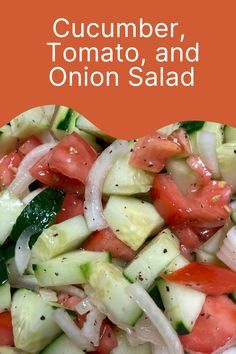 Cucumber Tomato Salad Apple Cider Vinegar, Cucumbers And Tomatoes In Vinegar, Vinegar Onions And Cucumbers, Cucumbers Tomato Salad, Vinegar Cucumber Tomato Salad, Recipe For Cucumbers And Onions, Tomatoes Cucumbers And Onion Salad, Cucumber Salad With Tomatoes, Cucumber Tomato Vinegar Salad