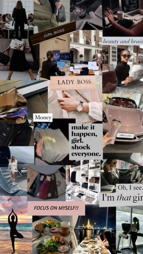 Rich And Successful Vision Board, A Successful Business Woman, Successful Business Aesthetic Women, Confident Successful Woman, Working Vision Board Pictures, Boss Girl Vision Board, Working Lady Aesthetic, How To Become A Boss Lady, Successful Woman Vision Board