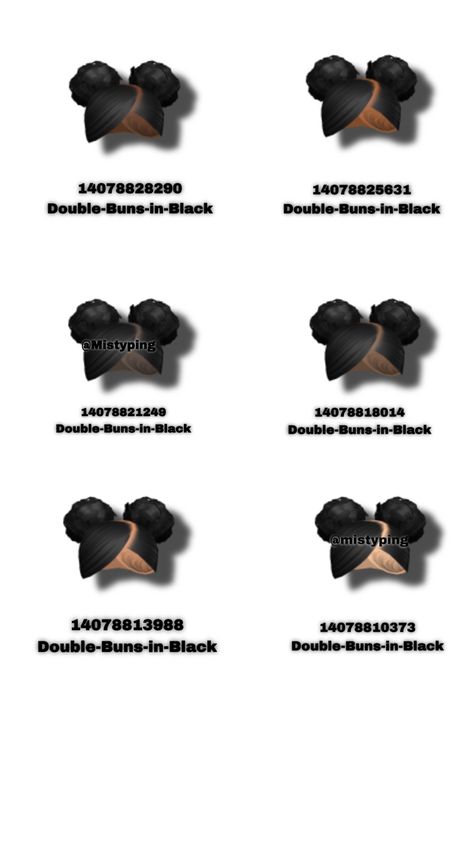 Bun Codes Berry Ave, Roblox Brown Hair, Roblox Black Hair, Roblox Hairstyles, Roblox Hair Codes, Roblox Hairs, Black Hair Id Roblox, Code Hair, Id Roblox