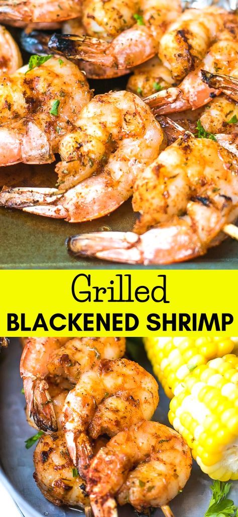 Shrimp For Tacos, Grilled Potatoes In Foil, Grilled Shrimp Seasoning, Best Grilled Shrimp Recipe, Easy Grilled Shrimp Recipes, Outdoor Griddle Recipes, Shrimp Skewer Recipes, Griddle Cooking Recipes, Cajun Shrimp Recipes