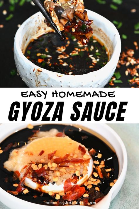 Dipping Sauce For Dumplings Recipe, Best Asian Dipping Sauce, Dipping Sauce For Gyoza, Asian Dumplings Sauce, Gyoza Dipping Sauce Recipes, Sauce For Wontons Dipping, Sauce For Gyoza, Sweet Dumpling Sauce, Japanese Dipping Sauce Recipes