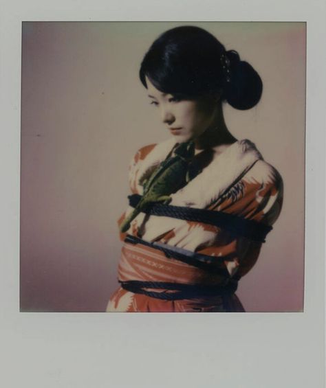 Polaroid by Nobuyoshi Araki Nobuyoshi Araki, Photo Summer, Study Photography, Women Ties, Nagasaki, Saved By Grace, Hiroshima, Artistic Photography, Up Girl